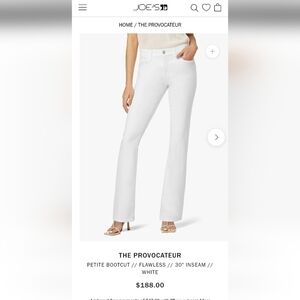 JOES JEANS Petite boot cut size 30